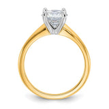 Quality Gold Diamond Solitaire Engagement Ring