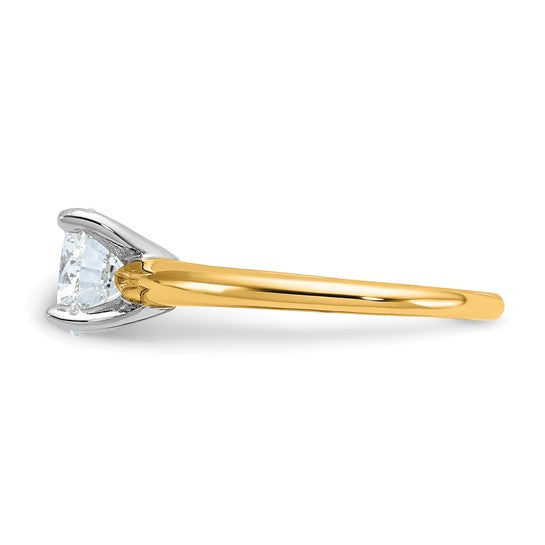 Quality Gold Diamond Solitaire Engagement Ring
