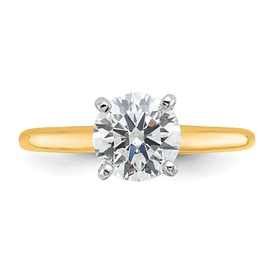 Quality Gold Diamond Solitaire Engagement Ring