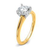 Quality Gold Diamond Solitaire Engagement Ring