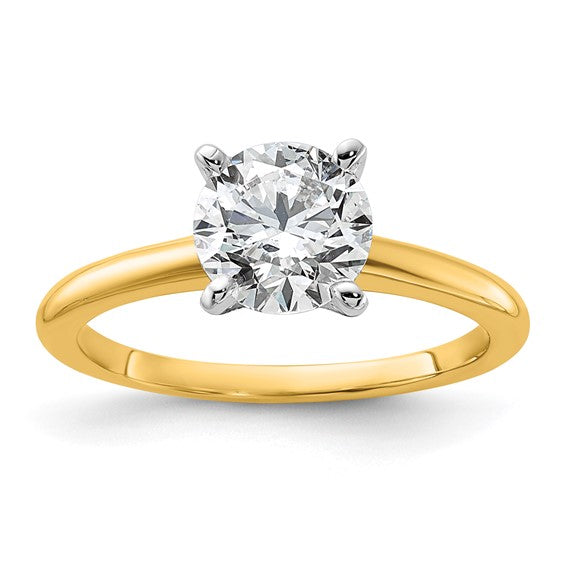 Quality Gold Diamond Solitaire Engagement Ring