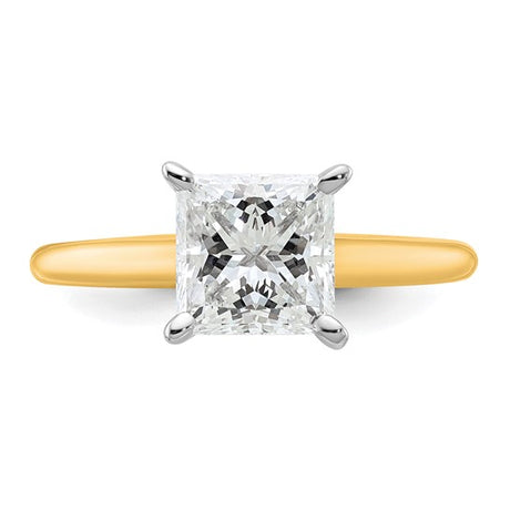Quality Gold Diamond Solitaire Engagement Ring