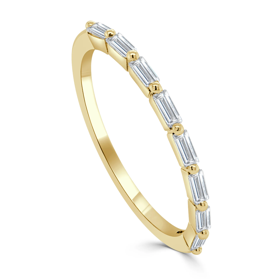 Sabrina Design Baguette Diamond Anniversary Band