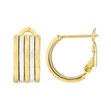 Midas Two-Toned 5-Row Omega Hoop