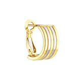 Midas Two-Toned 5-Row Omega Hoop