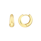 Midas Graduating Gold Hoop Earrings