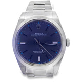 2015 Rolex Oyster Perpetual 114300 Dark Rhodium Dial 39mm