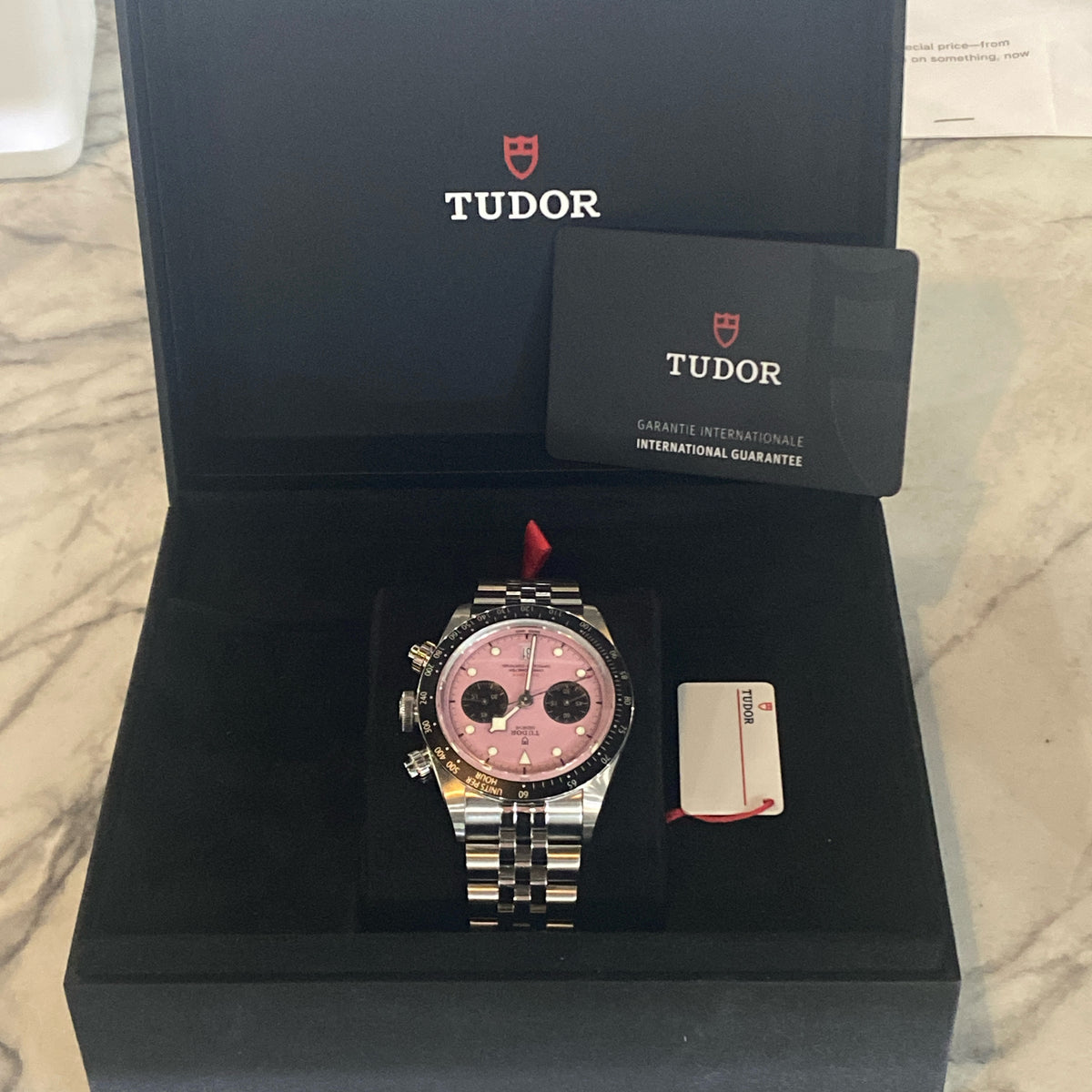 2025 Tudor Black Bay Chrono Pink Dial “Miami Pink” Jubilee 79360N-0019