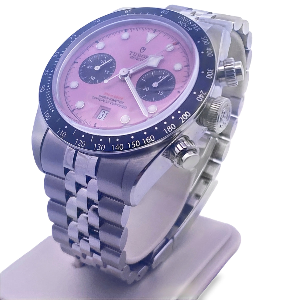 2025 Tudor Black Bay Chrono Pink Dial “Miami Pink” Jubilee 79360N-0019