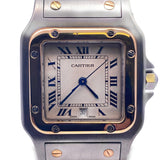 Cartier Santos Galbée 187901 Ivory Dial 29mm 18K Gold & Steel