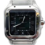 2023 Cartier Santos Large WSSA0062 Green Dial Stainless Steel