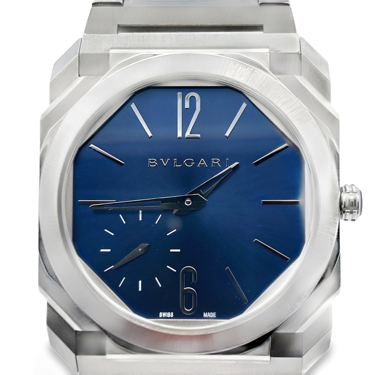 2022 Bulgari Octo Finissimo 103431 Blue Lacquered Dial 40mm