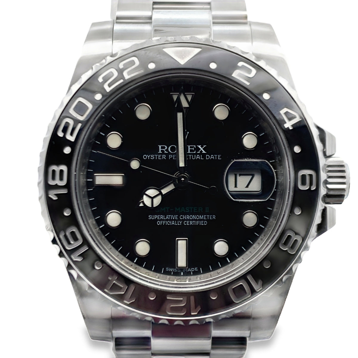 Rolex GMT-Master II 126710GRNR Black & Gray Bezel 40mm