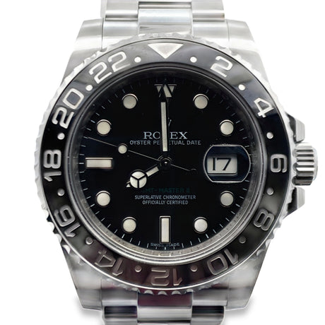 Rolex GMT-Master II 126710GRNR Black & Gray Bezel 40mm