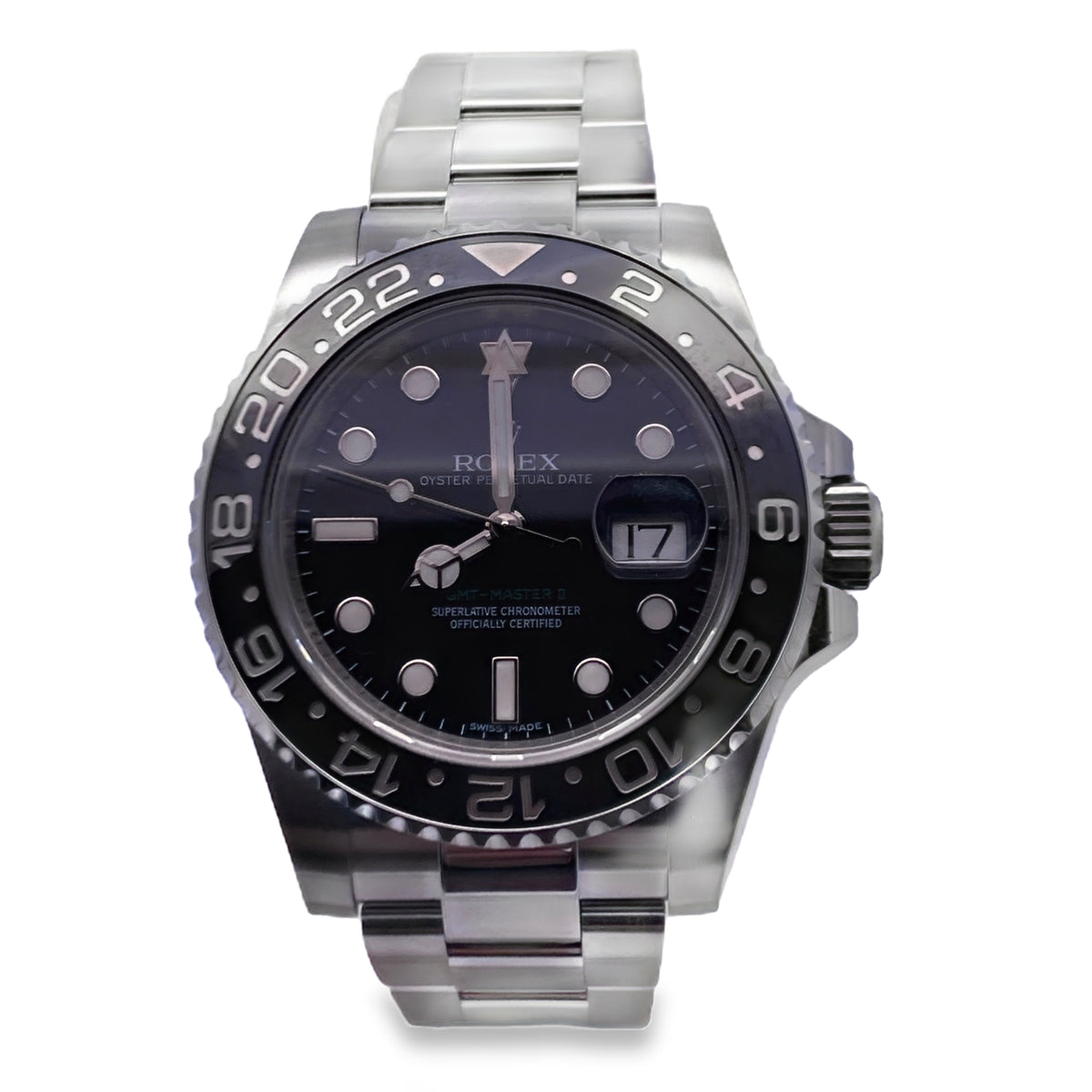 Rolex GMT-Master II 126710GRNR Black & Gray Bezel 40mm