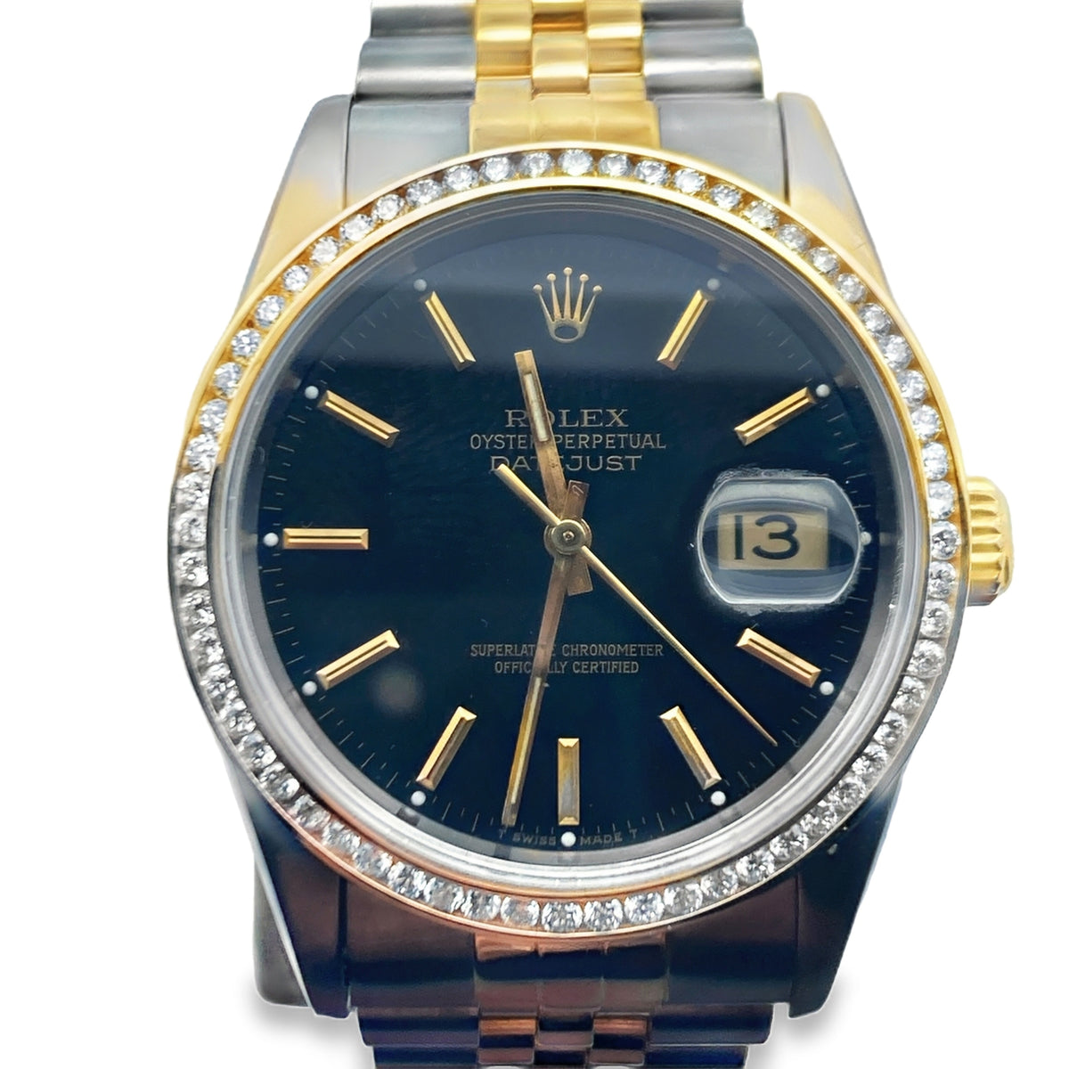 1995 Rolex Datejust 16233 Black Dial 36mm