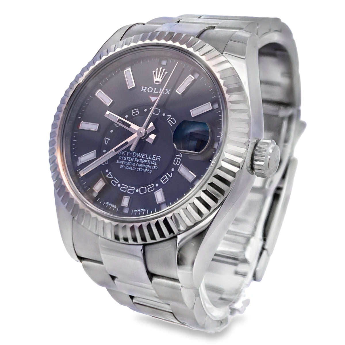 Rolex Sky-Dweller 326934 Black Dial Oyster Bracelet 42mm