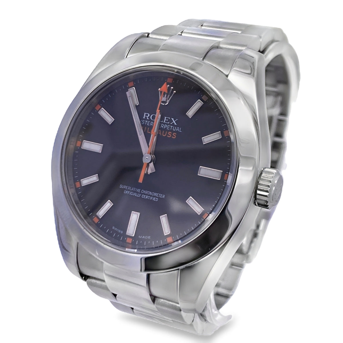 2007 Rolex Milgauss 116400 Black Dial 40mm