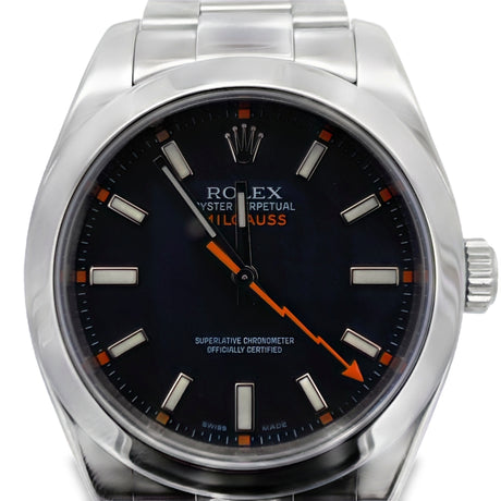 2007 Rolex Milgauss 116400 Black Dial 40mm
