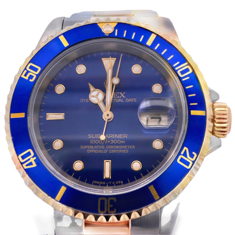1991 Rolex Submariner Date 16613 Bluesy 40mm