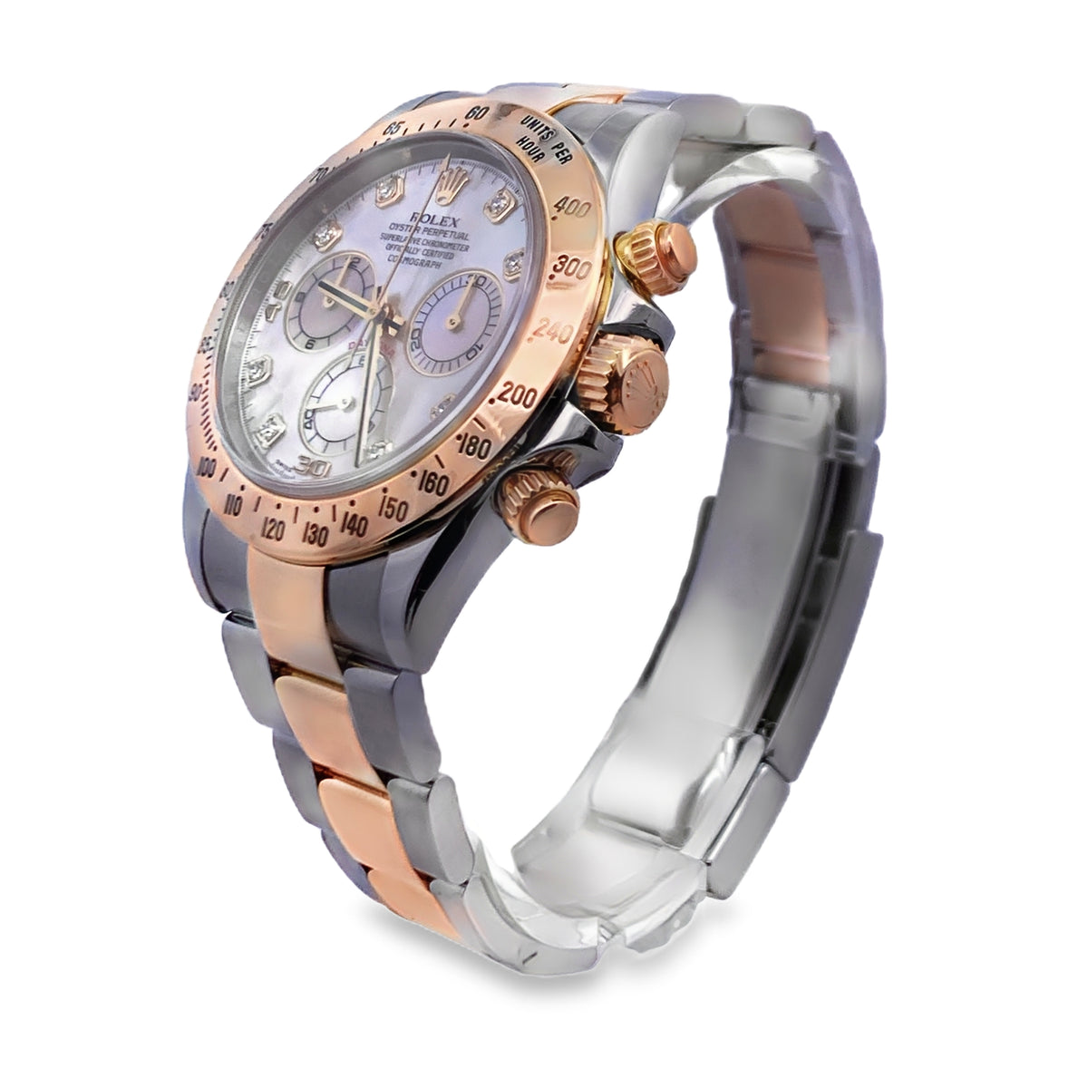 2011 Rolex Daytona 116523 Diamond Mother-of-Pearl Dial 40mm