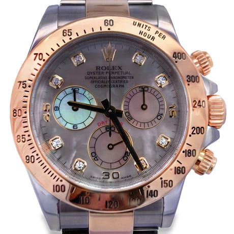 2011 Rolex Daytona 116523 Diamond Mother-of-Pearl Dial 40mm