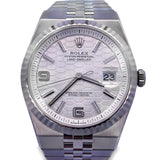 2025 Rolex Land-Dweller 127334 White Honeycomb Dial 40mm
