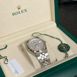 2025 Rolex Land-Dweller 127334 White Honeycomb Dial 40mm