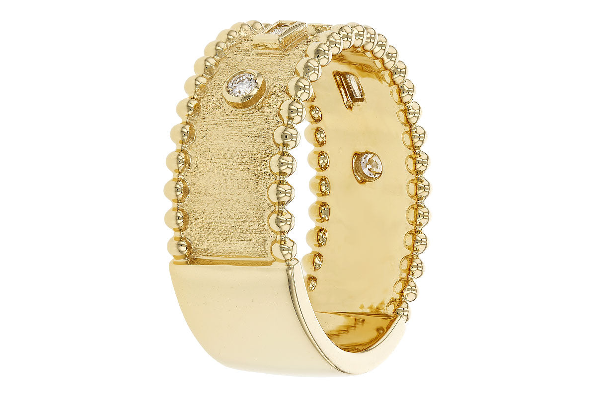 Allison Kaufman 
Satin Diamond Fashion Ring