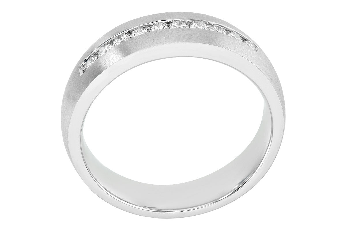 Allison Kaufman Men's Diamond Wedding Band
