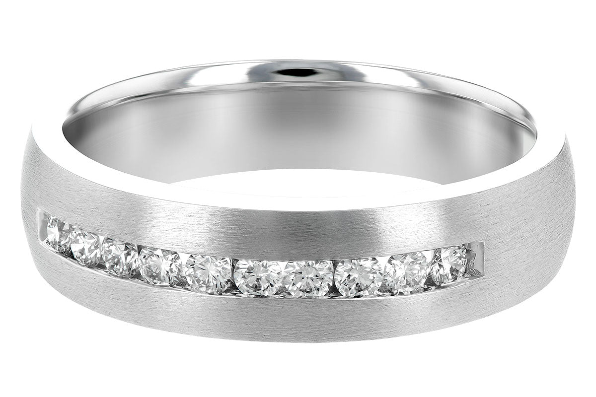 Allison Kaufman Men's Diamond Wedding Band