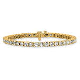 Quality Gold Lab Diamond Tennis Bracelet