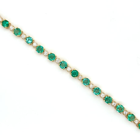 Almor Design Emerald Tennis Bracelet