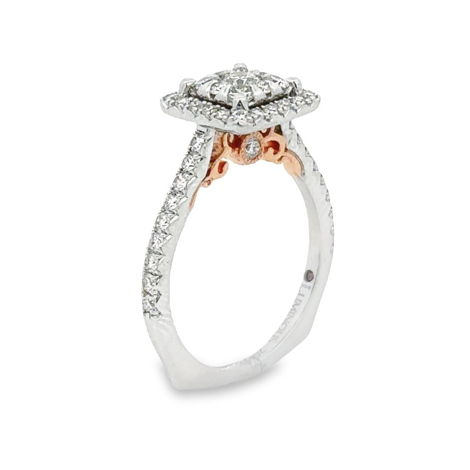 Diamond Cluster Engagement Ring