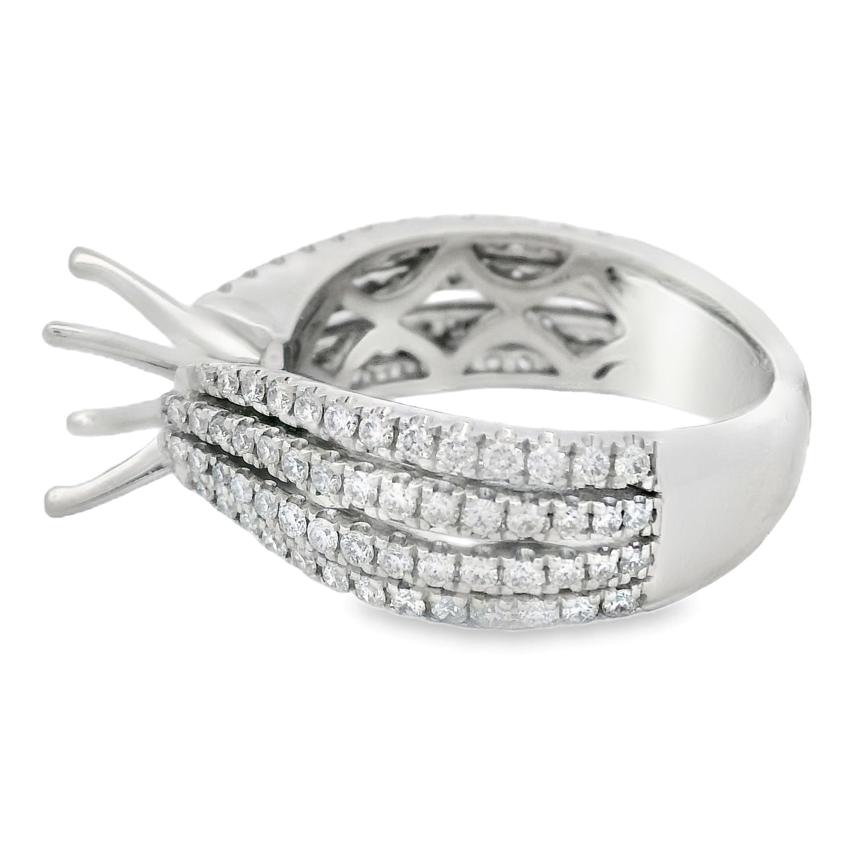 Herra Moti Tapered Diamond Engagement Ring