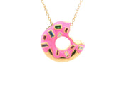 Pink Donut Pendant