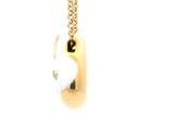 White Frosting and Sprinkles Donut Pendant