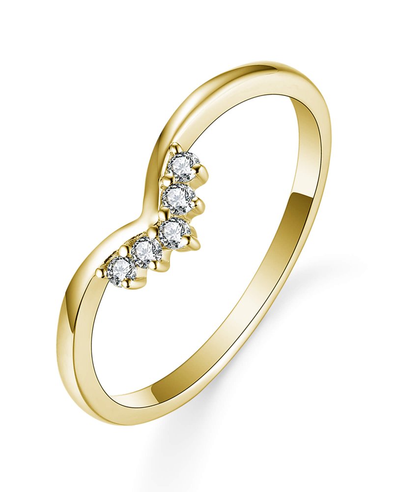 Diasun Diamond Chevron Anniversary Band