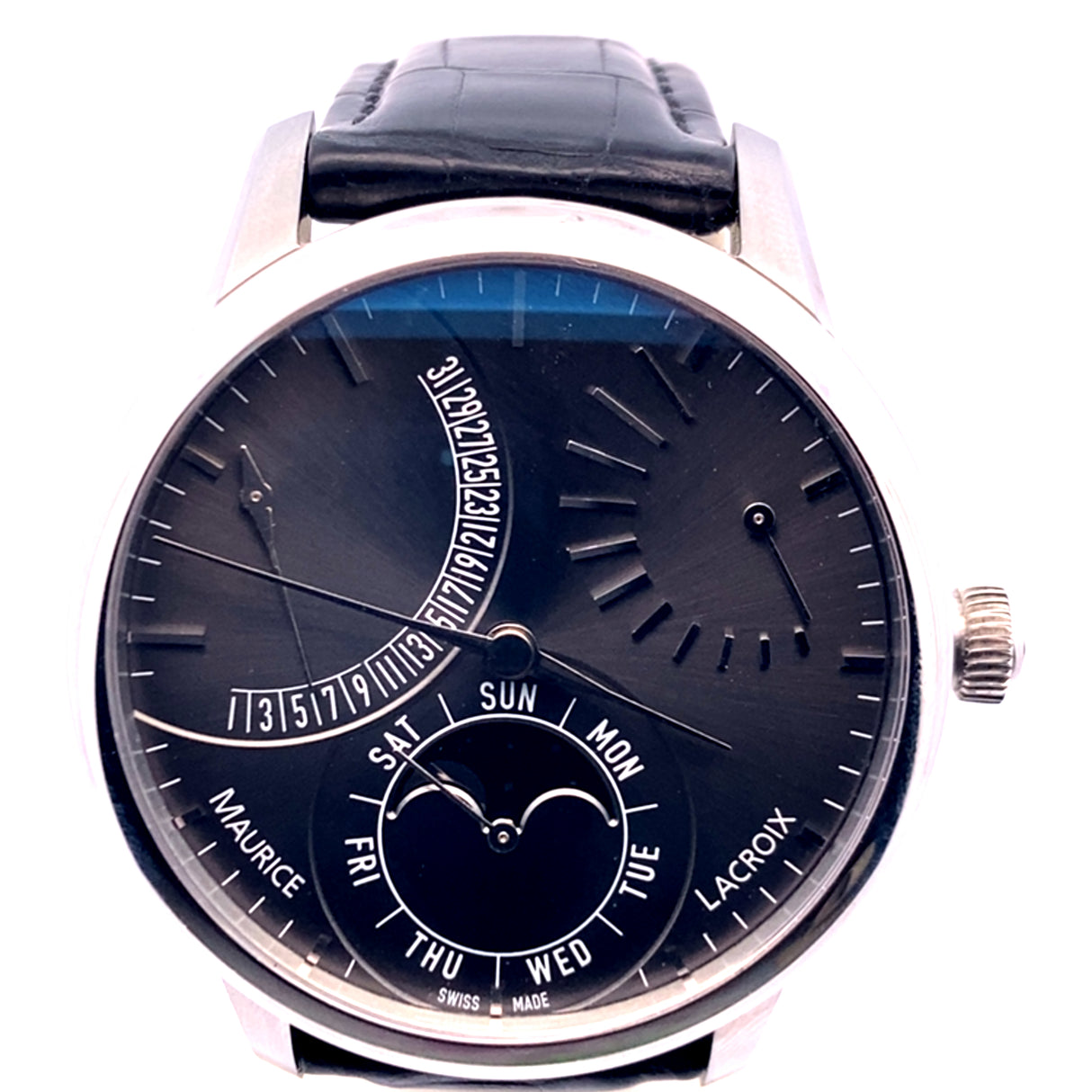 Maurice Lacroix Moonphase Silver Dial 43mm