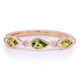 AGI - Peridot Stackable Ring