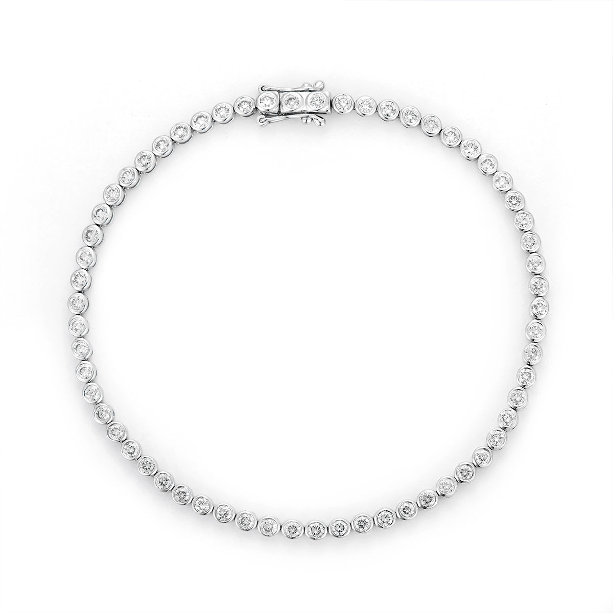 Heera Moti Diamond Tennis Bracelet