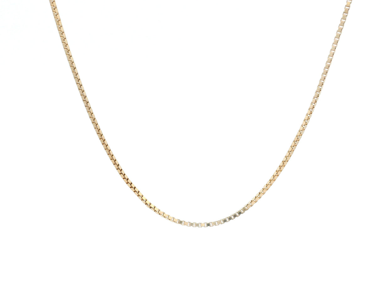 24In Yellow Gold Box Chain