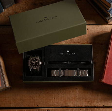Hamilton - Khaki Field Murph Auto Bundle