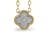 Allison Kaufman Diamond Clover Pendant