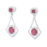 Ruby Fashion Earrings