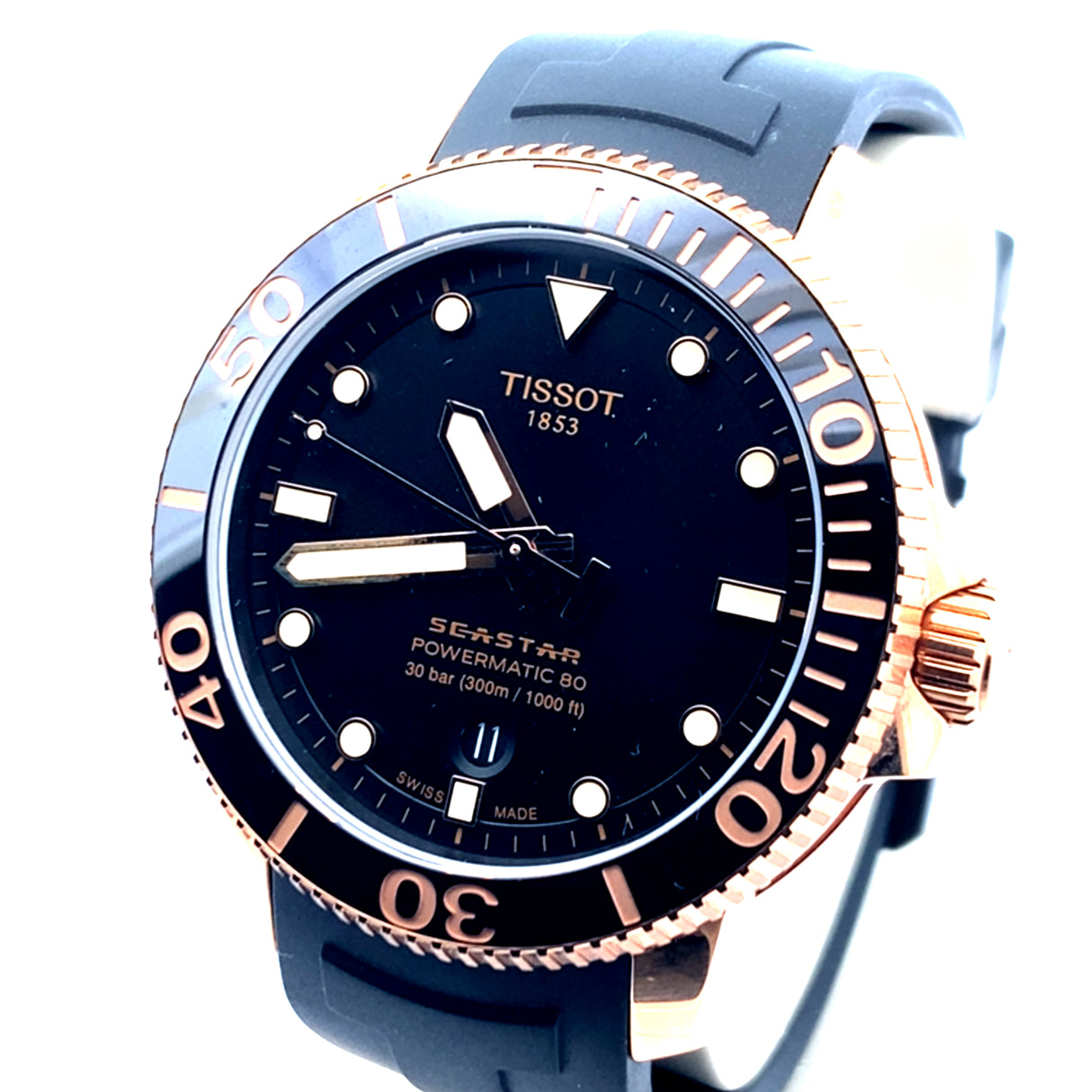 Tissot 43mm SeaStar Powermatic 80