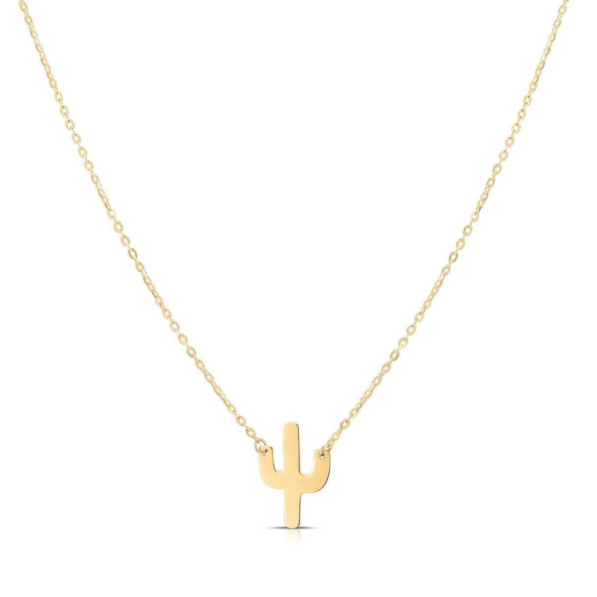 Cactus Pendant Necklace