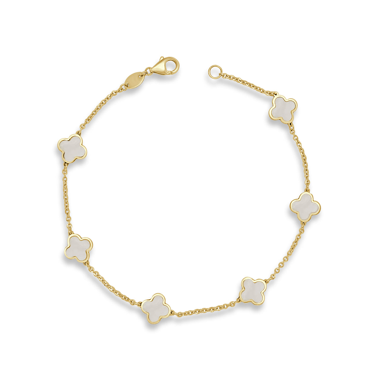 Sabrina Design Clover Inlay Bracelets