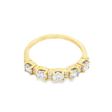 Whitestone Five Stone Diamond Anniversary Band