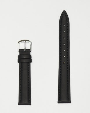 Hadley Roma Genuine Leather Strap - Black